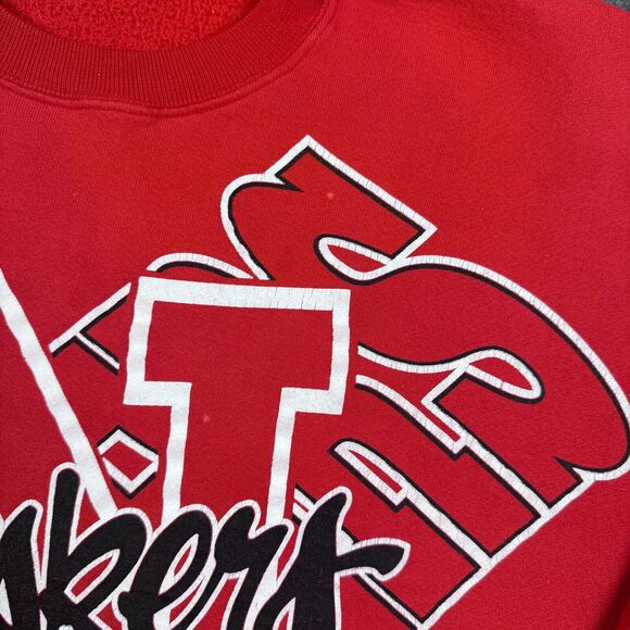 Vintage The Game Nebraska Sweatshirt Men's XXL Red Cornhuskers NCAA Football - Picture 6 of 13